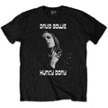 Black - Front - David Bowie Unisex Adult Hunky Dory 1 T-Shirt