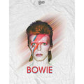 White - Side - David Bowie Unisex Adult Bowie Is Back Print T-Shirt