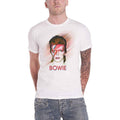 White - Front - David Bowie Unisex Adult Bowie Is Back Print T-Shirt