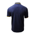 Navy Blue - Side - Queen Unisex Adult Crest Logo Polo Shirt