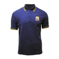 Navy Blue - Front - Queen Unisex Adult Crest Logo Polo Shirt
