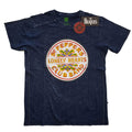 Navy Blue - Front - The Beatles Unisex Adult Drum Sgt Pepper T-Shirt