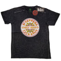 Black - Front - The Beatles Unisex Adult Drum Sgt Pepper T-Shirt