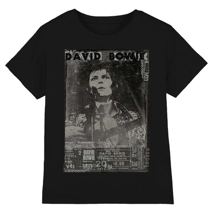 Black - Front - David Bowie Unisex Adult Ziggy T-Shirt