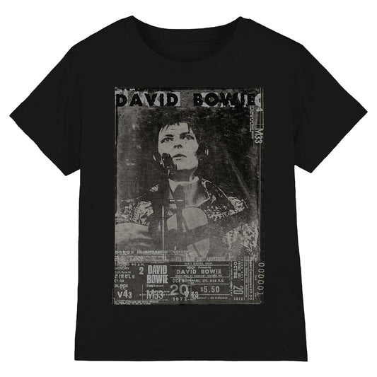 Black - Front - David Bowie Unisex Adult Ziggy T-Shirt