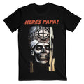 Black - Front - Ghost Unisex Adult Here´s Papa T-Shirt