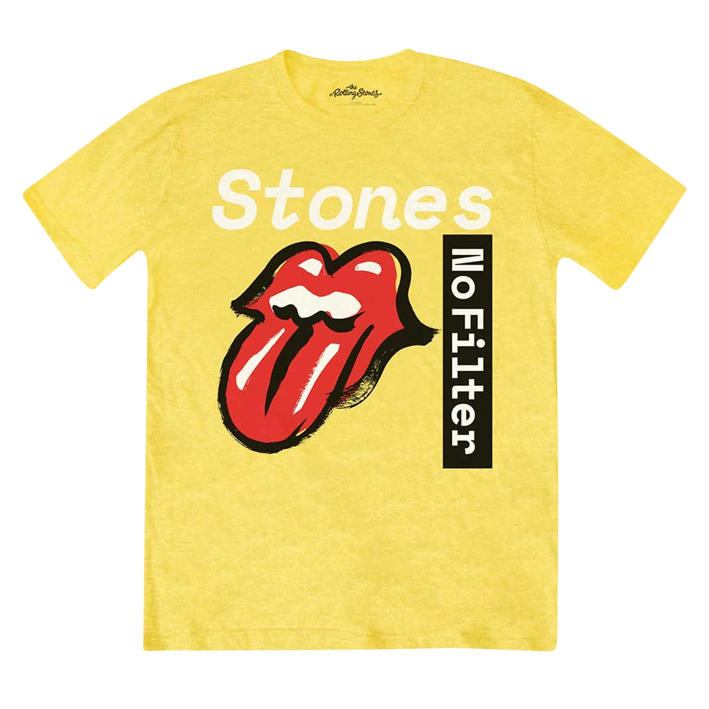 Yellow - Front - The Rolling Stones Unisex Adult No Filter T-Shirt