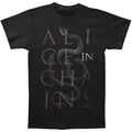 Black - Front - Alice In Chains Unisex Adult Snake T-Shirt