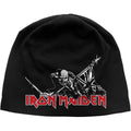 Black - Front - Iron Maiden Unisex Adult The Trooper Beanie