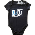 Black - Front - The Beatles Baby Abbey Road Colours Crossing Babygrow