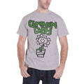 Grey - Front - Green Day Unisex Adult Flower Pot T-Shirt
