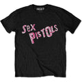 Black - Front - Sex Pistols Unisex Adult Logo T-Shirt
