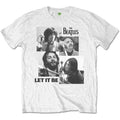 White - Front - The Beatles Unisex Adult Let It Be T-Shirt