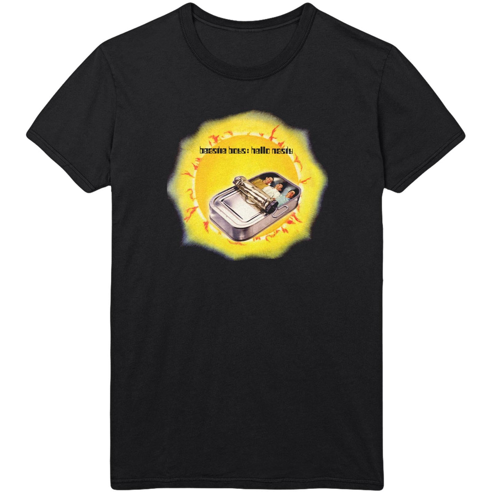 Black - Front - Beastie Boys Unisex Adult Hello Nasty T-Shirt