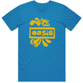 Sapphire Blue - Front - Oasis Unisex Adult Logo T-Shirt