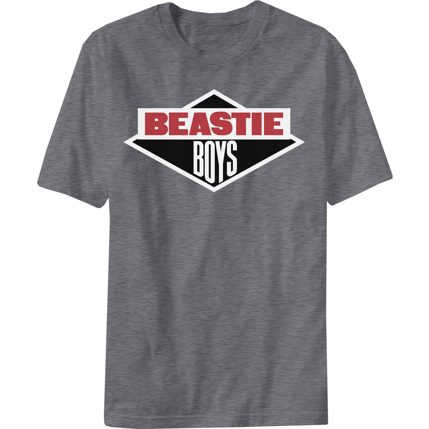 Grey - Front - Beastie Boys Unisex Adult Logo T-Shirt