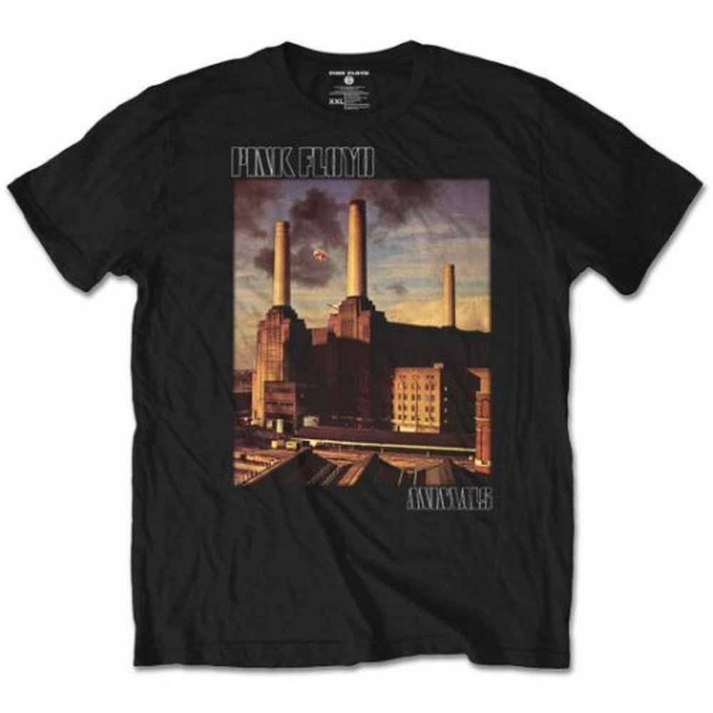 Black - Front - Pink Floyd Unisex Adult Animals Album T-Shirt