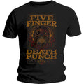 Black - Front - Five Finger Death Punch Unisex Adult Wanted T-Shirt