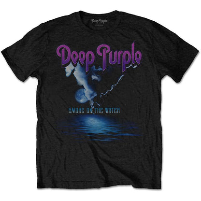Black - Front - Deep Purple Unisex Adult Smoke On The Water T-Shirt