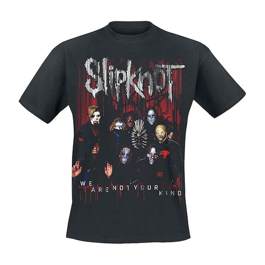 Black - Front - Slipknot Unisex Adult We Are Not Your Kind Photograph T-Shirt