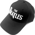 Black - Front - The Beatles Unisex Adult Drop T Logo Baseball Cap