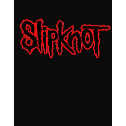 Black - Side - Slipknot Unisex Adult Back Print Logo Pullover Hoodie