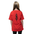 Red - Back - Slipknot Childrens-Kids Infected Goat Back Print T-Shirt