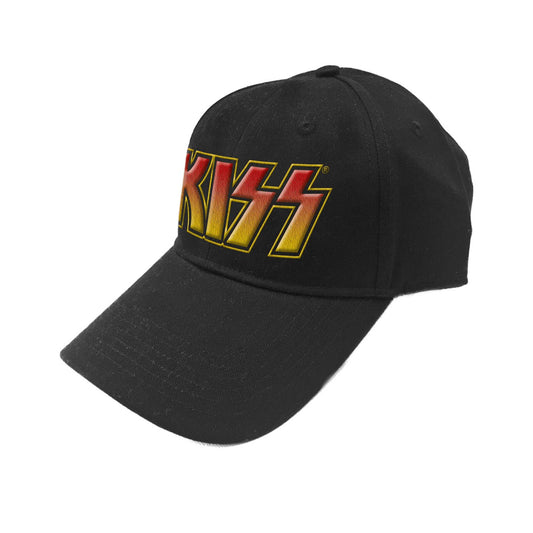 Black - Front - Kiss Unisex Adult Classic Logo Baseball Cap