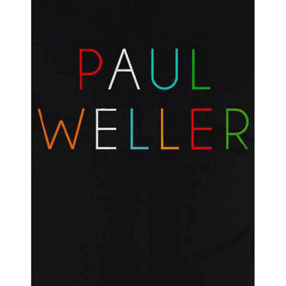 Black - Side - Paul Weller Unisex Adult Multicoloured Logo T-Shirt