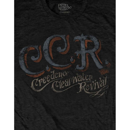 Black - Side - Creedence Clearwater Revival Unisex Adult T-Shirt