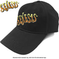 Black-Orange - Front - Genesis Unisex Adult Classic Logo Baseball Cap