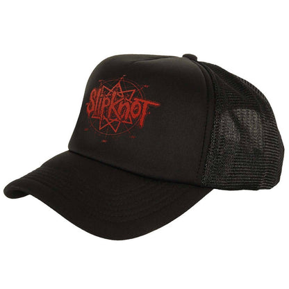 Black - Front - Slipknot Unisex Adult Logo Baseball Cap