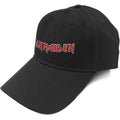 Black - Side - Iron Maiden Unisex Adult Logo Baseball Cap