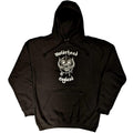 Black - Front - Motorhead Unisex Adult England Pullover Hoodie