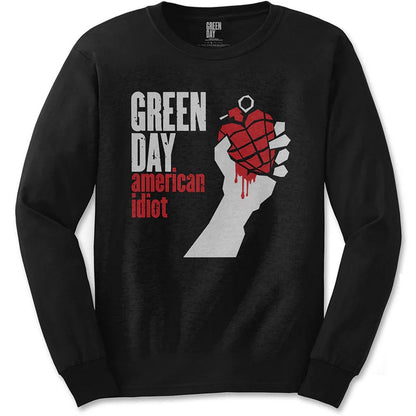 Black - Front - Green Day Unisex Adult American Idiot Sweatshirt