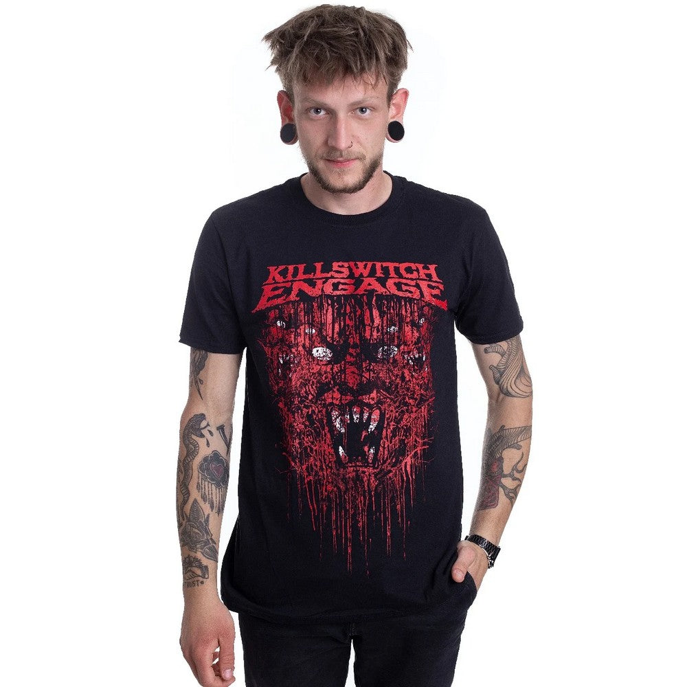 Black - Side - Killswitch Engage Unisex Adult Gore T-Shirt
