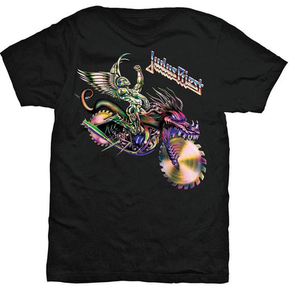 Black - Front - Judas Priest Unisex Adult Painkiller Solo T-Shirt