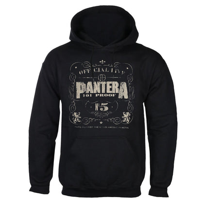 Black - Front - Pantera Unisex Adult 101 Proof Hoodie