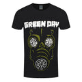 Black-Green - Front - Green Day Unisex Adult Mask T-Shirt