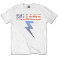 White - Front - The Killers Unisex Adult Bolt T-Shirt