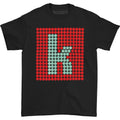Black - Front - The Killers Unisex Adult K Glow T-Shirt