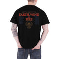 Black - Back - Earth, Wind & Fire Unisex Adult Let´s Groove Back Print T-Shirt