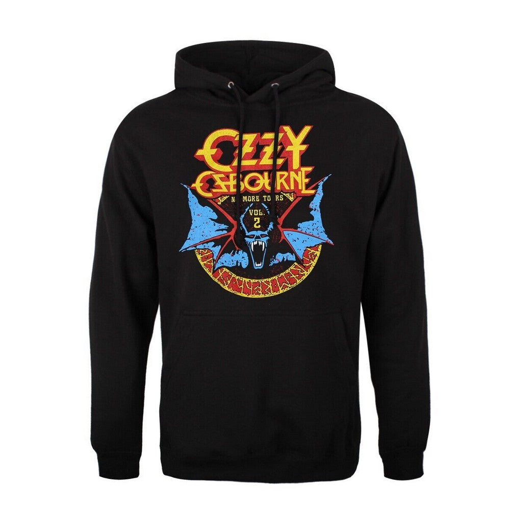 Black - Front - Ozzy Osbourne Unisex Adult Bat Circle Pullover Hoodie