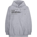 Grey - Front - The 1975 Unisex Adult ABIIOR Version 2 Hoodie