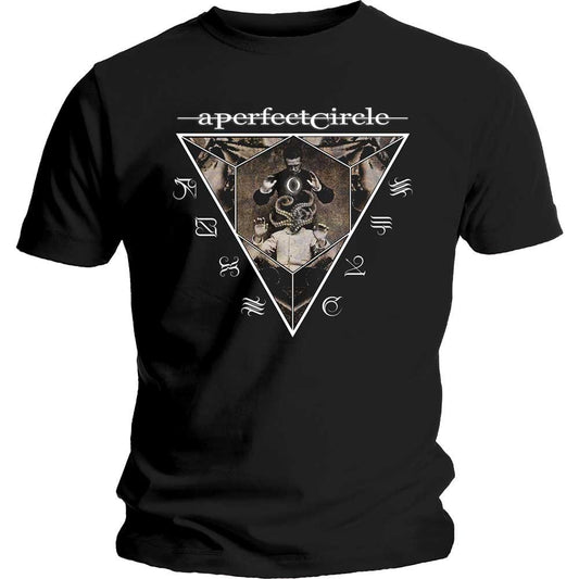 Black - Front - A Perfect Circle Unisex Adult Outsider T-Shirt