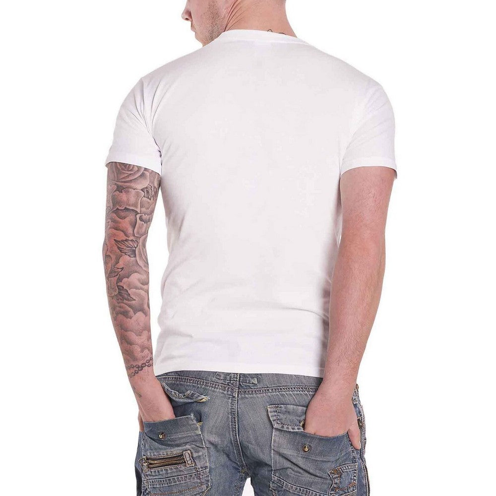 White - Back - Pink Floyd Unisex Adult Carnegie Hall Poster T-Shirt