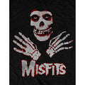 Black - Side - Misfits Unisex Adult Hands T-Shirt