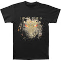 Black - Front - Disturbed Unisex Adult Fire Behind T-Shirt