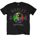Black - Front - Bob Marley Unisex Adult Rebel Music Seal T-Shirt