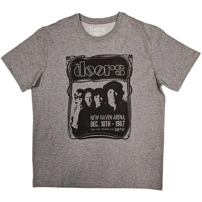Grey - Front - The Doors Unisex Adult New Haven Arena Frame T-Shirt